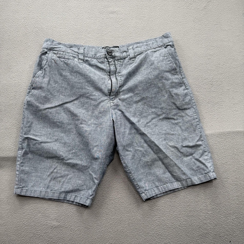 Nike Shorts Mens 38 Gray Chino Flat Front Organic Cotton 11 Inseam Casual Summer